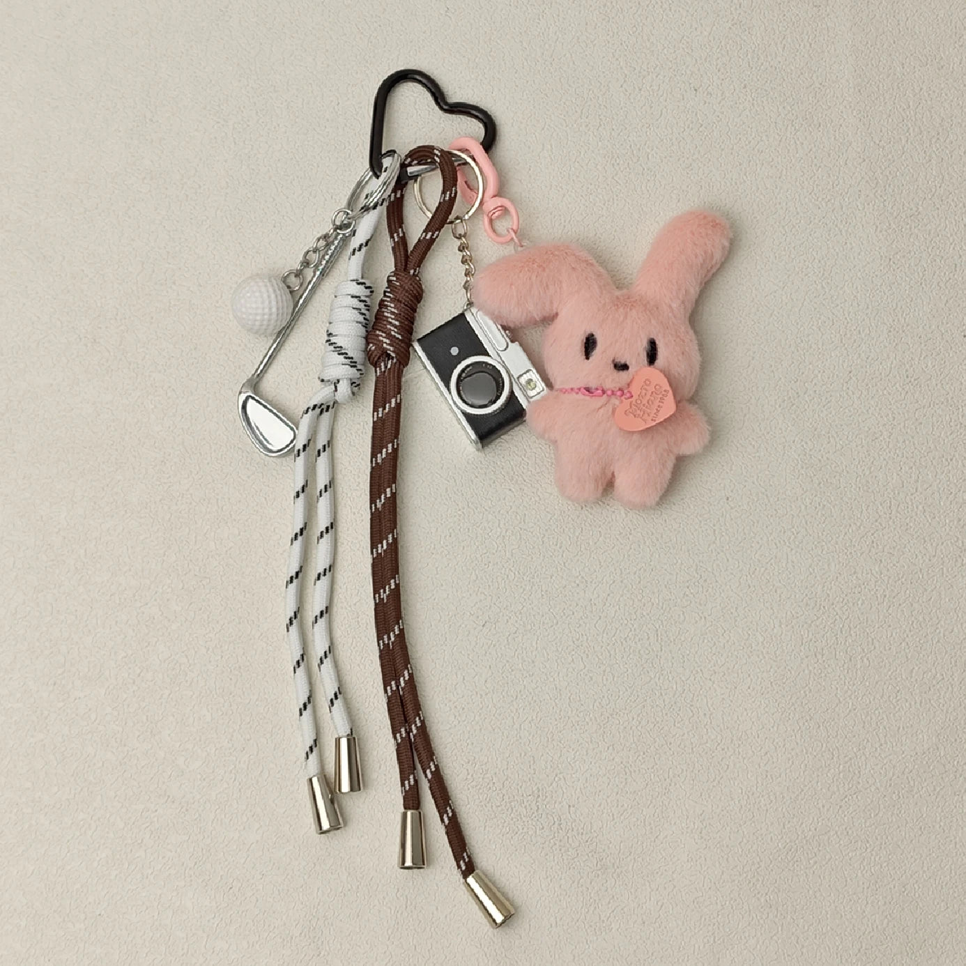 Porte-Clés Peluche Lapin Rose – Charme & Douceur pour Votre Sac (Copie)